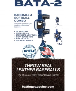 Baseball Pitching Machines BATA 2 Baseball Pitching Machine PM BATA2 BB 10