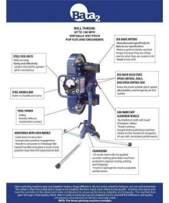BATA 2 Softball Pitching Machine PM Bata2 SB 10