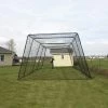 Batting Cages BATCO #21 Trapezoid Batting Cage Net W/ Frame Corner Kit
