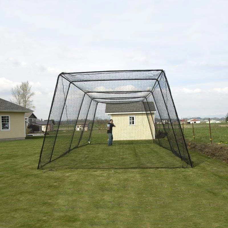 Batting Cages BATCO #21 Trapezoid Batting Cage Net W/ Frame Corner Kit