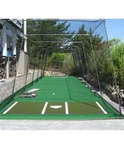 Batting Cages BATCO #21 Trapezoid Batting Cage Net W/ Frame Corner Kit