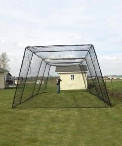 BATCO #36 Trapezoid Batting Cage Net W/ Frame Corner Kit Batting Cages