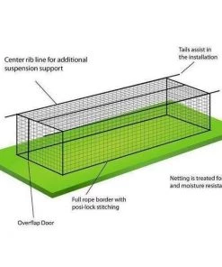BCI #42 HDPE Square Knotted Batting Cage Nets