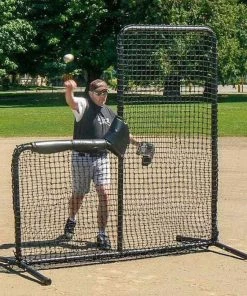 BCI 7' X 7' Armadillo Protective L-Screen BBK-LSCR-ARM-W PADS Baseball L-Screens