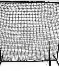 BCI 7' X 7' Protective Field Screen W/ Wheel Kit BBK-SQSCR-7X7-W-NET-WHEELS Infield Protection Screens