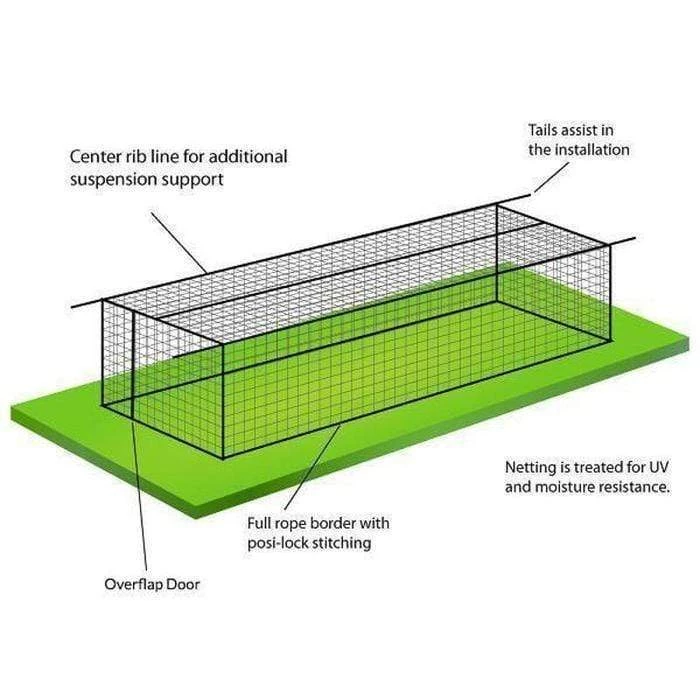 BCI Iron Horse Outdoor Batting Cage System