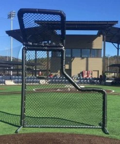 Baseball L-Screens Better Baseball 7X7 Bullet L-Screen Baseball W/ Overhead Protector BULLETLOP