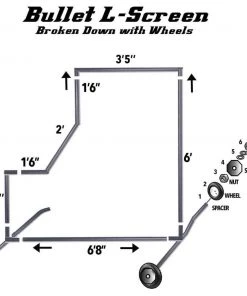 Better Baseball 7x7 Bullet L-Screen BULLETL