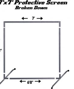Infield Protection Screens Better Baseball 7x7 On Field Protective Screen PROTECTIVE7X7