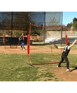 Bownet 7' X 7' Softball Pitch Thru Screen W/ Frame BowSC-R Combo Softball Screens