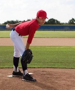 Pitching Mound Rubber Champion Sports 4 Way Youth Pitcher's Box Pitching Rubber BH71
