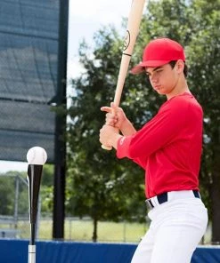 Batting Tees Champion Sports Aluminum Portable Collapsible Batting Tee PROT