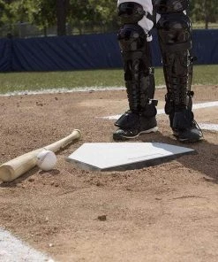 Champion Sports Cherry Hardwood Bottom Pro Bury-All Home Plate BH88