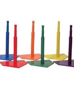Champion Sports Deluxe 6 Color Batting Tee Set C90SET Batting Tees