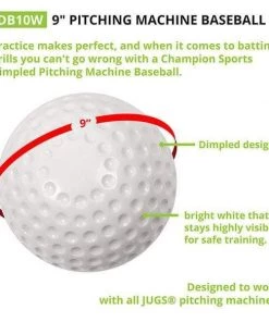 Pitching Machine Balls Champion Sports Dimpled Pitching Machine Baseball DB10