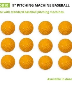 Pitching Machine Balls Champion Sports Dimpled Pitching Machine Baseball DB10