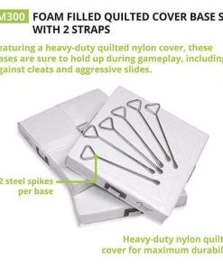 Champion Sports Foam Filled Quilted Nylon Covered Base Set M300