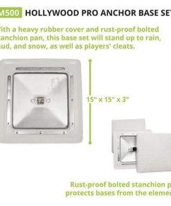 Champion Sports Hollywood Pro Anchor Base Set M500 Home Plates & Bases