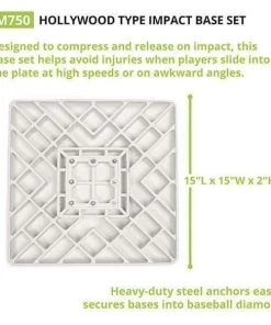 Champion Sports Hollywood Type Impact Base Set M750 Home Plates & Bases