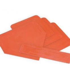 Home Plates & Bases Champion Sports Indoor / Outdoor Throwdown Base Set Orange 97