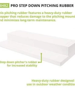 Pitching Mound Rubber Champion Sports Official Size Pro Step Down Pitching Rubber BH82