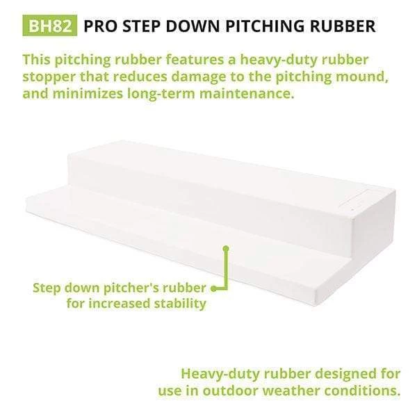 Pitching Mound Rubber Champion Sports Official Size Pro Step Down Pitching Rubber BH82