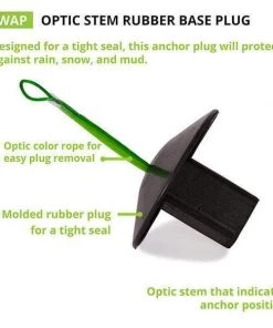 Home Plates & Bases Champion Sports Optic Stem Rubber Base Plug WAP