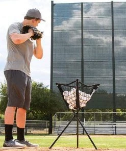 Champion Sports Rhino Flex Practice Ball Caddy RBPC Ball Carts