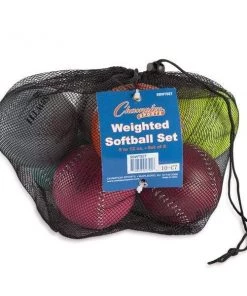 Champion Sports Weighted Softball Set Of 8 SBWTSET Pitcher Training Aids