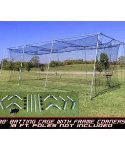 Cimarron Sports Cimarron #24 Batting Cage Net With Frame Corner Kit