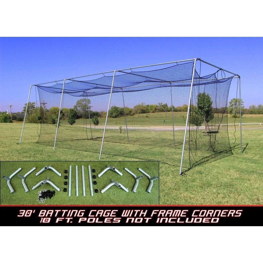 Cimarron Sports Cimarron #24 Batting Cage Net With Frame Corner Kit