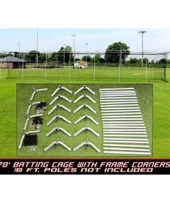 Cimarron Sports Cimarron #24 Batting Cage Net With Frame Corner Kit