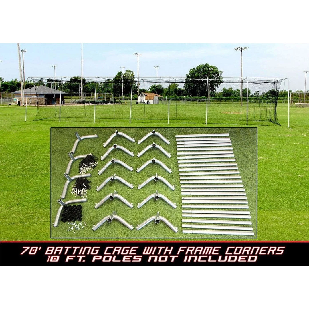 Cimarron Sports Cimarron #24 Batting Cage Net With Frame Corner Kit