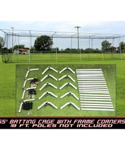 Cimarron Sports Cimarron #24 Batting Cage Net With Frame Corner Kit