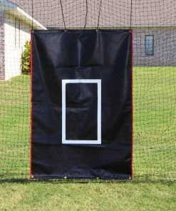 Cimarron Sports Cimarron 4x6 Vinyl Backstop W/ White Target CM-4x6VBS Rubber & Vinyl Backstops