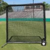 Cimarron Sports Infield Protection Screens Cimarron 7' X 7' #84 Field Protection Screen W/ Wheels & Padding CMH-7x784PFieldNFWP