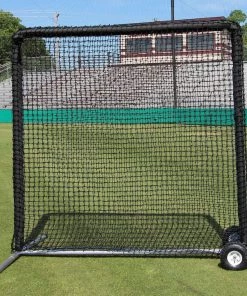 Cimarron Sports Infield Protection Screens Cimarron 7' X 7' #84 Field Protection Screen W/ Wheels & Padding CMH-7x784PFieldNFWP