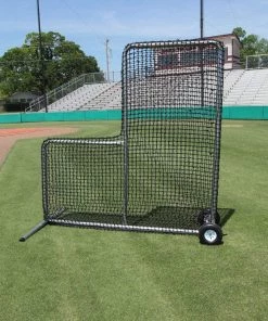 Cimarron Sports Baseball L-Screens Cimarron 7' X 7' #84 Pitchers L-Screen W/ Wheels CMH-7x784PLNFW