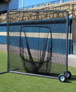 Cimarron Sports Cimarron 7' X 7' #84 Premier Sock Net W/ Wheels CMH-7x784PSockNFW Sock Hitting Nets