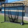Cimarron Sports Sock Hitting Nets Cimarron 7' X 7' #84 Premier Sock Net W/ Wheels & Padding CMH-7x784PSockNFWP