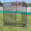 Cimarron Sports Cimarron 7' X 7' #84 Softball Pitching Screen W/ Wheels CMH-7x784PSBNFW Softball Screens