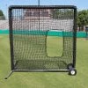 Cimarron Sports Softball Screens Cimarron 7' X 7' #84 Softball Pitching Screen W/ Wheels & Padding CMH-7x784PSBNFWP
