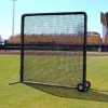 Cimarron Sports Infield Protection Screens Cimarron 8' X 8' #84 Field Protection Screen W/ Wheels & Padding CMH-8x884PFieldNFWP