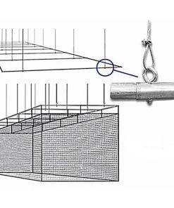 Cimarron Sports 1 1/2" Suspended Batting Cage Frames