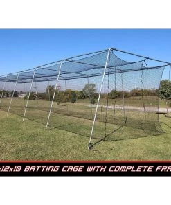 Cimarron Sports #24 Batting Cage Net With Complete Frame