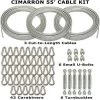 Batting Cage Frames Cimarron Sports 55' Indoor Batting Cage Cable Kit CM-55CABKIT