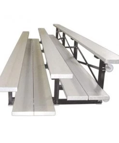Indoor & Outdoor Seating First Team Fanstand Indoor Tip-N-Roll Bleachers