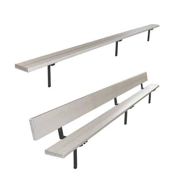Indoor & Outdoor Seating First Team Teammate Fixed Outdoor Player Benches