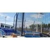 Fisher Athletic 1 7/8" SQ Sports Field Netting With 21' 3" Pipe