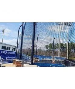 Fisher Athletic 1 7/8" SQ Sports Field Netting With 21' 3" Pipe